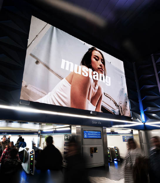 Campaña de publicidad exterior en Madrid