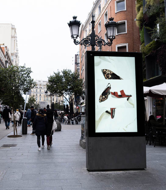 Campaña de publicidad exterior en Madrid