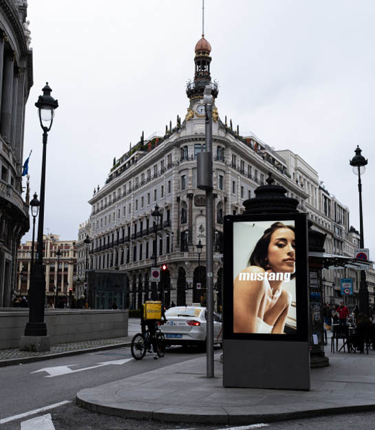 Campaña de publicidad exterior en Madrid
