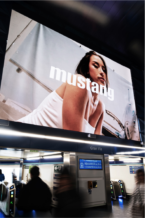 Campaña de publicidad exterior en Madrid